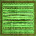 thumbnail image 1 of Ahgly Company Indoor Square Abstract Green Modern Area Rugs, 8' Square, 1 of 4