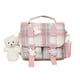 thumbnail image 2 of Bolsa universitario de nailon JK Plaid Campus uniforme portátil bandolera de hombro Likrtyny Para Estrenar, 2 of 9