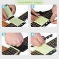thumbnail image 3 of Limpiador de cuerdas de guitarra, herramienta de limpieza de cuerdas de guitarra, instrumento de mantenimiento, limpiador de cuerdas, mantenimiento para guitarra/bajo/mandolina/ukelele, 3 of 5