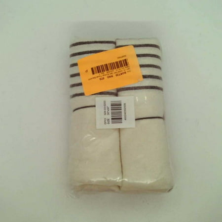 2pk Kitchen Towel Black/White Stripe - Hearth & Hand