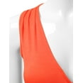 thumbnail image 4 of Doublju Women's V- Neck Sleeveless Shirred Sides Tank Top (Plus Size Available), 4 of 4