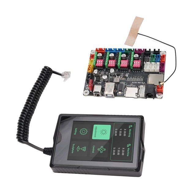 CNC Controller, CNC Router Engraving Machine Driver Board User Friendly 30000mm/min Speeds for Repairing