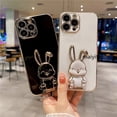 thumbnail image 2 of Funda De Teléfono 6D Samsung Galaxy A7 A14 A13 A04 A03s A02s A02 J4 Plus Prime 4G 2018 Silicona Suave Cubierta De Dibujos Animados Conejo Soporte Gao Jiahui unisex, 2 of 2