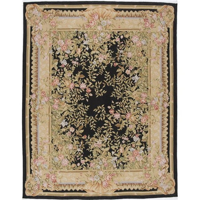 Due Process Stable Trading Tapis Noir Aubusson Marseilles & 44; 2,06 x 12 Pi.