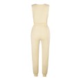 thumbnail image 4 of Samickarr Jumpsuits For Women Summmer Dressy Wedding Women Loose Two-piece Sets Solid Sleeveless Tops Vest Casual Pants Sweatsuit, 4 of 5