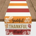 thumbnail image 3 of Creative Products Grateful Leaves 16x72 Cotton Twill Table Runner, 3 of 3