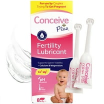 Conceive Plus Fertility Lubricant, For Trying-To-Conceive Couples, 8 Pre-Filled Applicators Vaginal Moisturizer (4gm x 8)