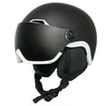 thumbnail image 1 of EnzoDate Esquí Cascos de Nieve con Gafas Integradas Escudo 2 en 1 Casco de Snowboard Máscara Desmontable Lente de Mejora Luz Amarilla Intercambiable, 1 of 5