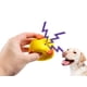 thumbnail image 4 of Juguete suave para perros con forma de pollo amarillo pequeño, juguetes vocales naturales para mascotas, molares, suministros para mascotas, 4 of 5