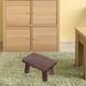 thumbnail image 3 of Taburete de madera estilo granja, taburete de noche, pequeño taburete rústico con base de planta para baño, cocina, dormitorio, portátil para oficina, 3 of 7
