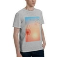 thumbnail image 2 of Bingfone The Sunset Of Dandelion Men'S Loose Fit Short-Sleeve Pocket T-Shirt, 2 of 7