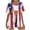 2-White, variant on SELONE 2 Piece Sets for Women 4th of July Stars and Stripes Matching Sets Cover Up and Short Red White and Blue Wear