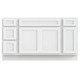 thumbnail image 5 of 63 in. W x 21 in. D x 32.5 in. H Bath Vanity Cabinet without Top in White, 5 of 5