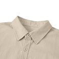 thumbnail image 7 of Bxsruta Mens Button Down Shirts Long Sleeve Loose Fit Casual Button Up Tops with Chest Pocket, 7 of 7