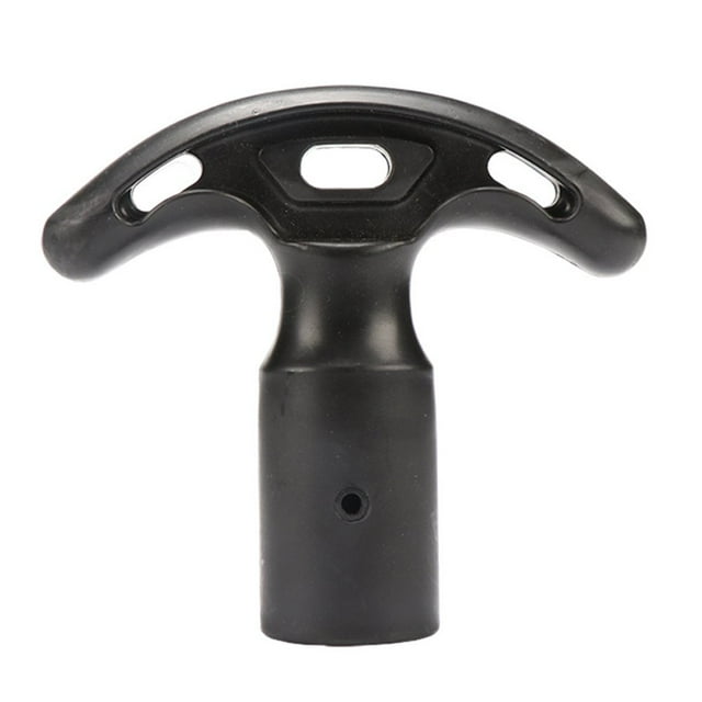 28mm T-shaped Paddle Handle Simple Installation Lightweight Practical Reliable Boat Paddle Grip for Water Activity