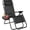 Black, variant on HarmonyStrings Gravity Chair, Zero Gravity Lounge Chair, 1 Pack Folding Lawn chair