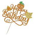 thumbnail image 3 of Cake Topper YQLXDHBD de Acción de Gracias y Cumpleaños con Brillo, 3 of 7