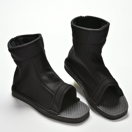 

JETTINGBUY 1 Pair Ninja Shoes Boots for Naruto Akatsuki Black Cosplay 11 Sizes