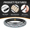 thumbnail image 2 of XMXT Cartoon Berry Print Steering Wheel Cover, Elastic Non-Slip Universal Fit Car Decor Accessories Protector for Auto SUV Trucks, 2 of 8