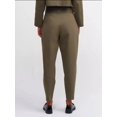 thumbnail image 2 of Mid Rise Paperbag Trousers with a Belt, 2 of 3