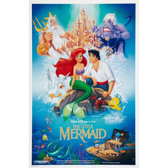 The Little Mermaid Fine Art Print (18 x 24)