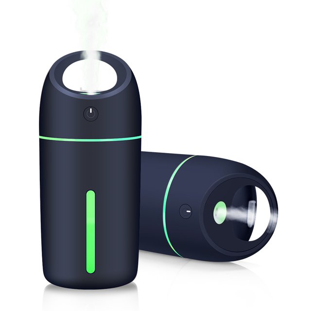 Humidificador de coche USB Mini humidificadores portátiles purificador de aire con luz nocturna LED de 7 colores