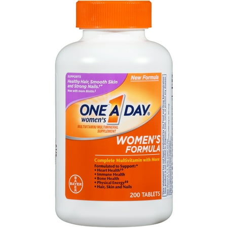 One A Day Women's Multivitamin Tablets, 200 Count