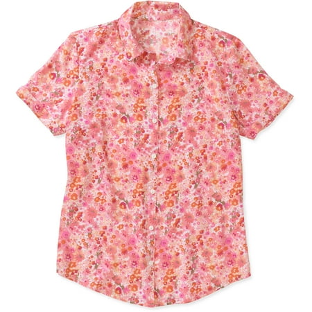 White Stag Women's Short Sleeve Camp Shirt