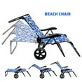 thumbnail image 6 of Beach Cart Chair – 2 in 1 Turns from Cart to Beach Chair – Large Wheels – Easy to Use – Large Capacity – Flower Pattern, 6 of 6