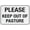 Warning Sign 4, variant on Please Knock Before Entering Warning Security Outdoor Sign - 8"x12", Reflective, Weatherproof - Home, Office, Clinic, Private Room