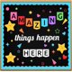 thumbnail image 1 of LioNergy Juego de decoración de tablón de anuncios de aula, tablón de anuncios de bienvenida, decoración de puerta de pared para jardín de infantes, preescolar, primaria, escuela secundaria: aquí suce, 1 of 1