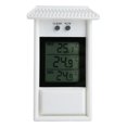thumbnail image 1 of Termómetro digital de mínima y máxima: controle las temperaturas máximas y mínimas con este termómetro de invernadero para interiores y exteriores, 130 x 80 x 30 mm, wh, 1 of 4