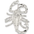 thumbnail image 4 of Sterling Silver Scorpion Pendant Solid Casted Polished Modern Dazzling Flawless Bring sparkle and sophistication to your day, 4 of 4