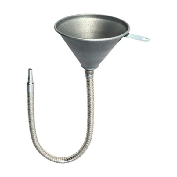 Colaxi Entonnoir à Bec Flexible Entonnoir à Col Long avec Écran Passoire Fer Universel pour Huiles Carburant Accessoire Polyvalent pour Véhicules Entonnoir 370 mm