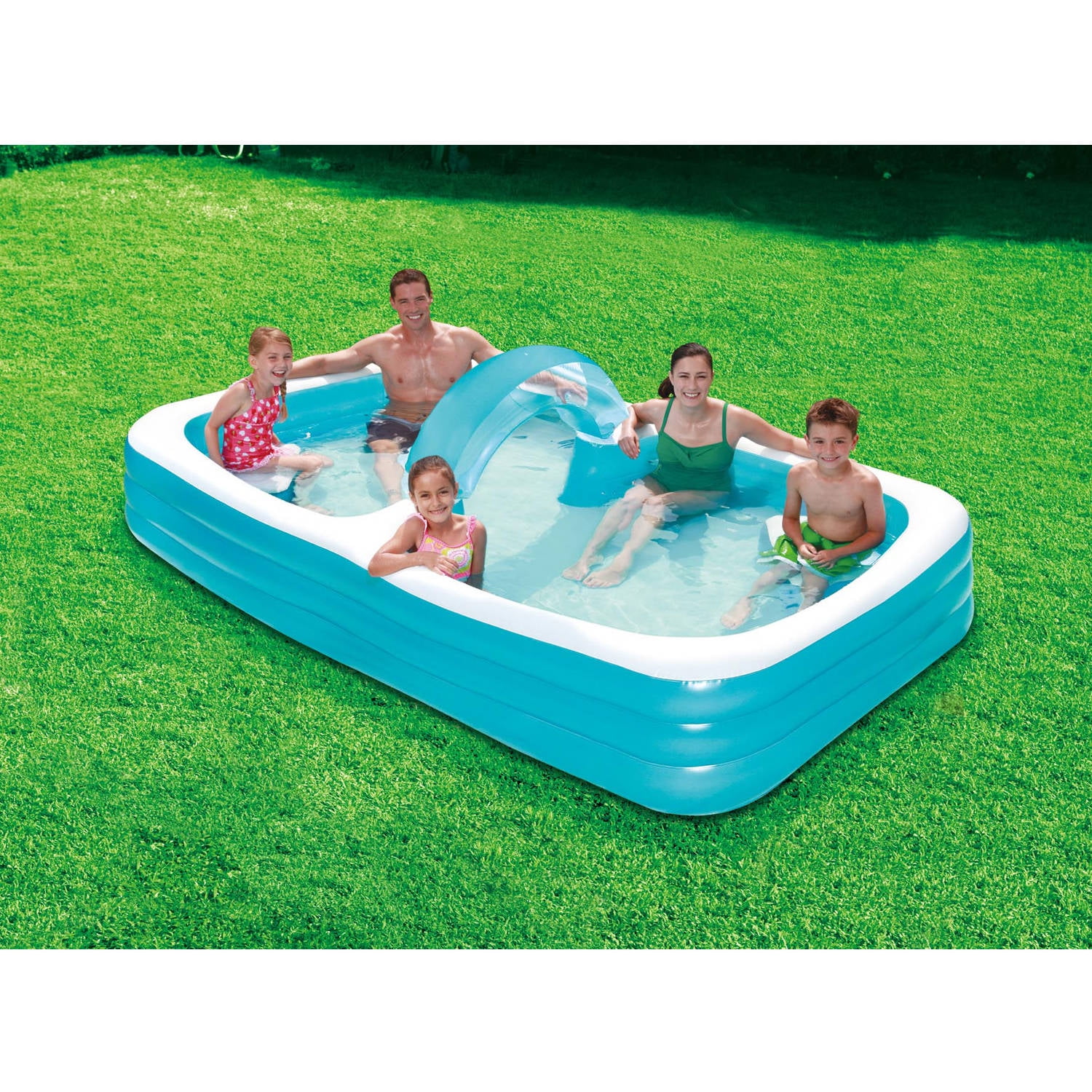 Summer Waves 120 3 Ring Swim Through Family Lounge Pool Com