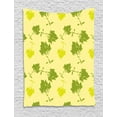 thumbnail image 1 of Floral Tapestry, Ornamental Plane Tree Sycamore Leaves in Repetitive Style, Wall Hanging for Bedroom Living Room Dorm Decor, 60W X 80L Inches, Pale Yellow Apple Green Olive Green, by Ambesonne, 1 of 2