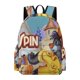 thumbnail image 1 of TaleSpin-theme Backpack, Campus style schoolbag Bookbag with Adjustable Shoulder Straps And Large Zip Compartment, Unisex Travel Bags.42x30x15cm, 1 of 6