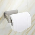 thumbnail image 3 of Advancent Colgador de acero inoxidable de estilo montado en la pared, estante de soporte doméstico para baño, soporte de papel sin taladro a Type2 NO2, 3 of 6