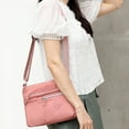 thumbnail image 4 of Bolso bandolera para mujer, impermeable, ligero, informal, tipo bandolera, bolso de hombro, bolso escolar, 4 of 5