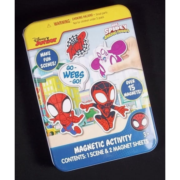 Spidey  his Amazing Friends Magnetic Activity Tin