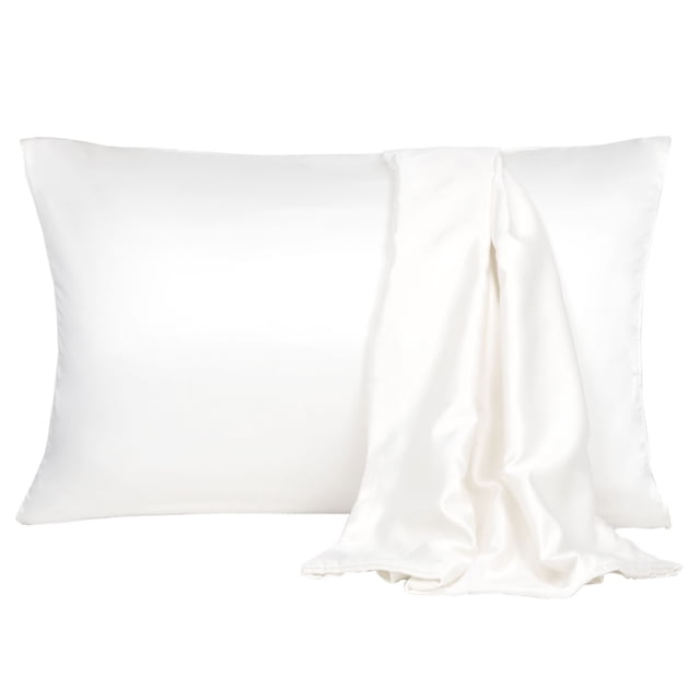 Juego de 2 Fundas de Almohada uxcell Satén con Cierre de sobre Sedosa de Lujo 51x66cm