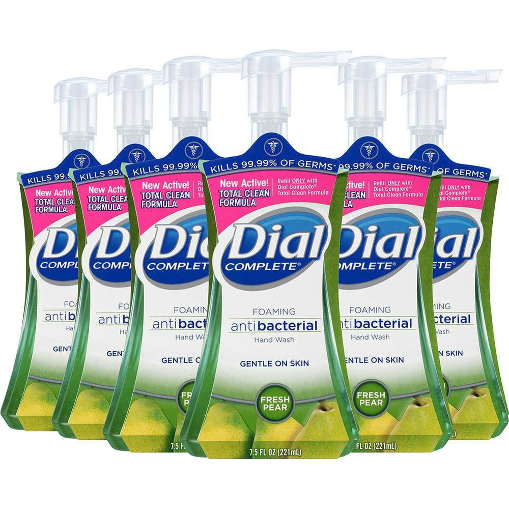 Dial Complete Antibacterial Foaming Hand Soap, Fresh Pear, 7.5 Fluid