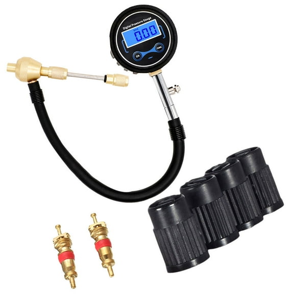 Hemoton Multifunction Digital Manometer Pneumatic Pump Manometer High Precision Measuring Device