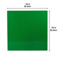 thumbnail image 2 of Building Block Base Plates Compatible with All Major Brands 10" x 10" (6-Pack - 2 Green, 2 Blue, 2 Gray), 2 of 5