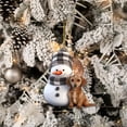 thumbnail image 5 of Binwennn And Christmas Snowman Decorations Unique Snowman Decorations Designs Unique Christmas Style Hanging Decorations Bling Decorations for Craft Glass Decorations Stained Glass Window Kits for, 5 of 5