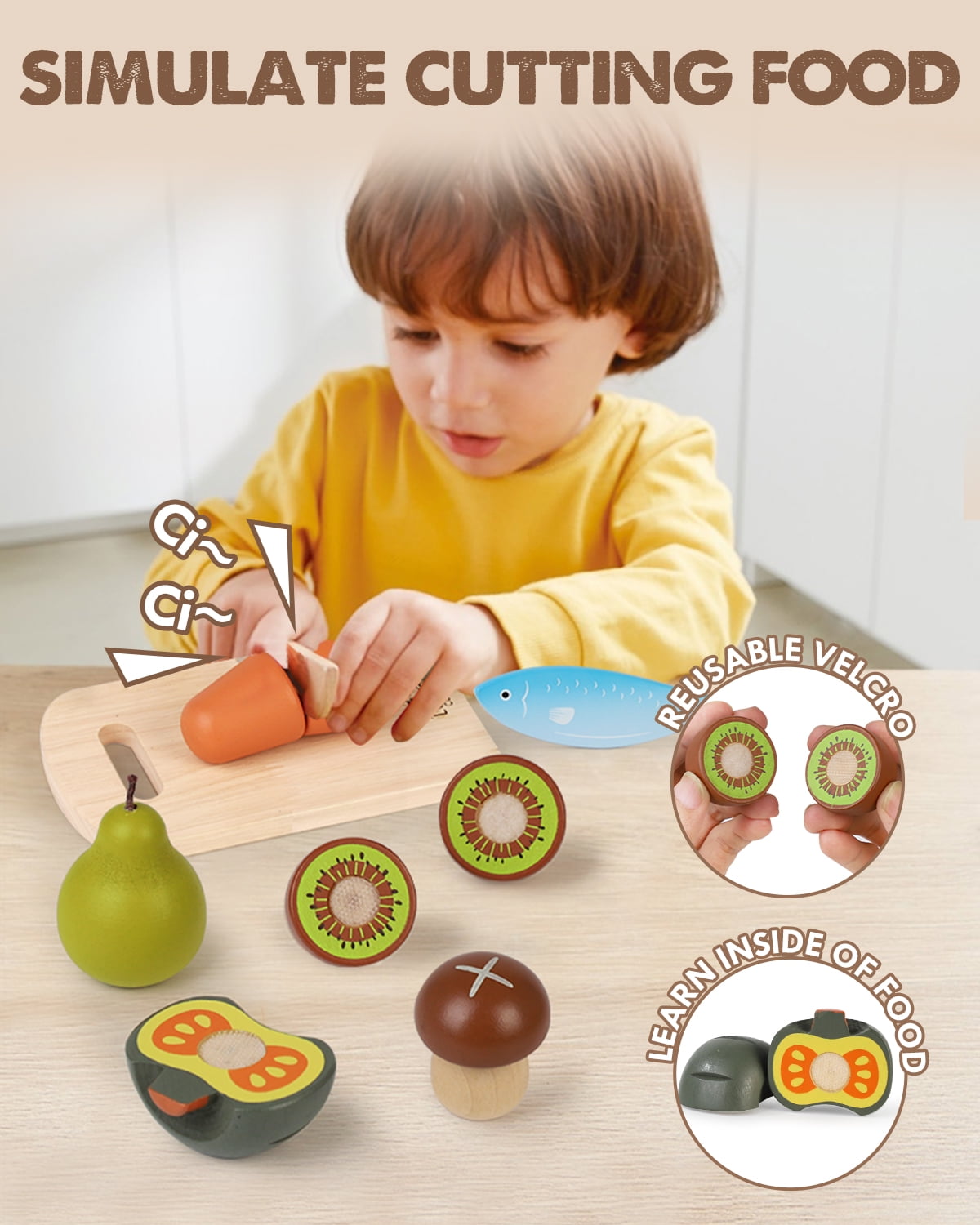 Lehoo Castle Cheap Wooden Play Food Wooden Play Food Set Lehoo