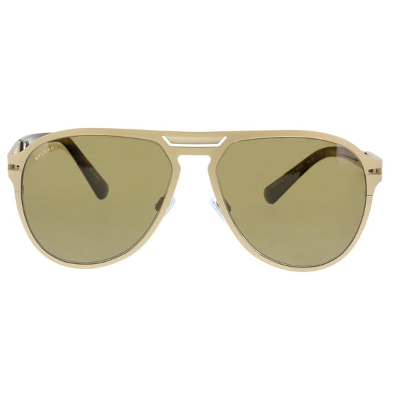 Bulgari BV5043TK 203983 Gold Aviator Sunglasses for Mens