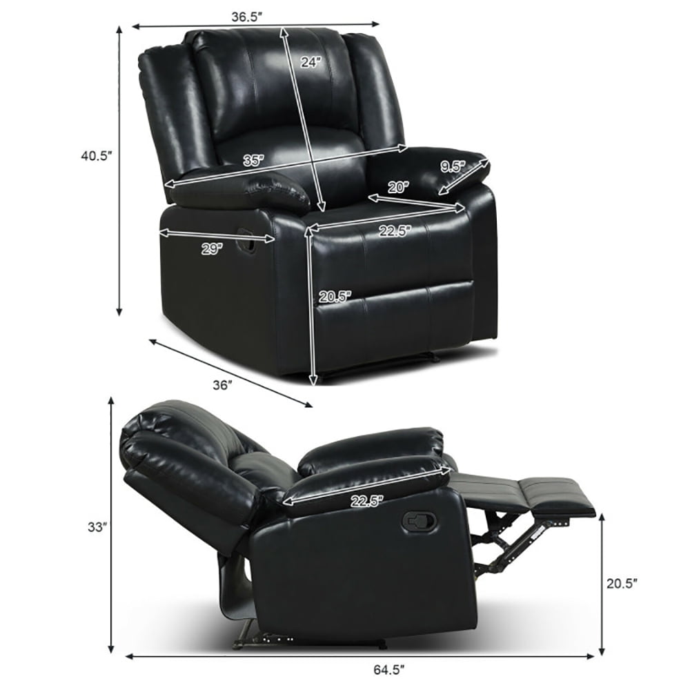 Finihen Recliner Chair, Lounger Single Sofa with Footrest Armrest, for Home Theater Seating, Reading Chair for Bedroom, Brown Finihen Recliner Chair, Lounger Single Sofa with Footrest Armrest, for Home Theater Seating, Reading Chair for Bedroom, Brown