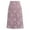 Pink, variant on vigerkar Women's Elegant Floral Lace Knee Length Pencil Casual Skirt Khaki, XXL