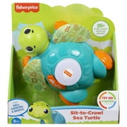 Fisher-Price Linkimals Sit-to-Crawl Sea Turtle Interactive Learning Toy with Rolling Motion for Infants